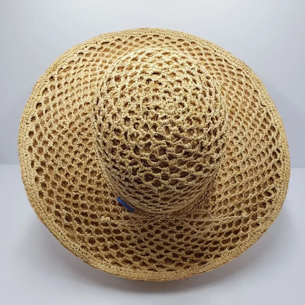 Wallaroo Hat Company The Nina Woven Raffia Straw Brimmed Sun Hat